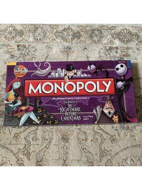 Monopoly Tim Burton’s Nightmare Before Christmas Collectors Edition 1 Pc Missing
